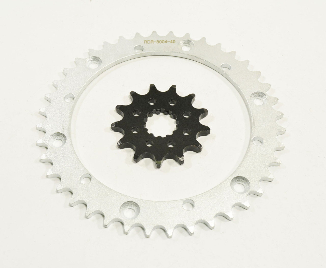 Sprockets for Yamaha Raptor 660 YFM660R 2001 - 2003 Front 13T & 40T Rear Silver
