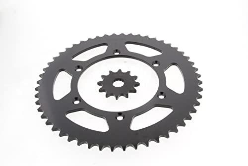 1999-2004 Yamaha YZ125 125 12 Tooth Front and 52 Tooth Rear Black Sprocket