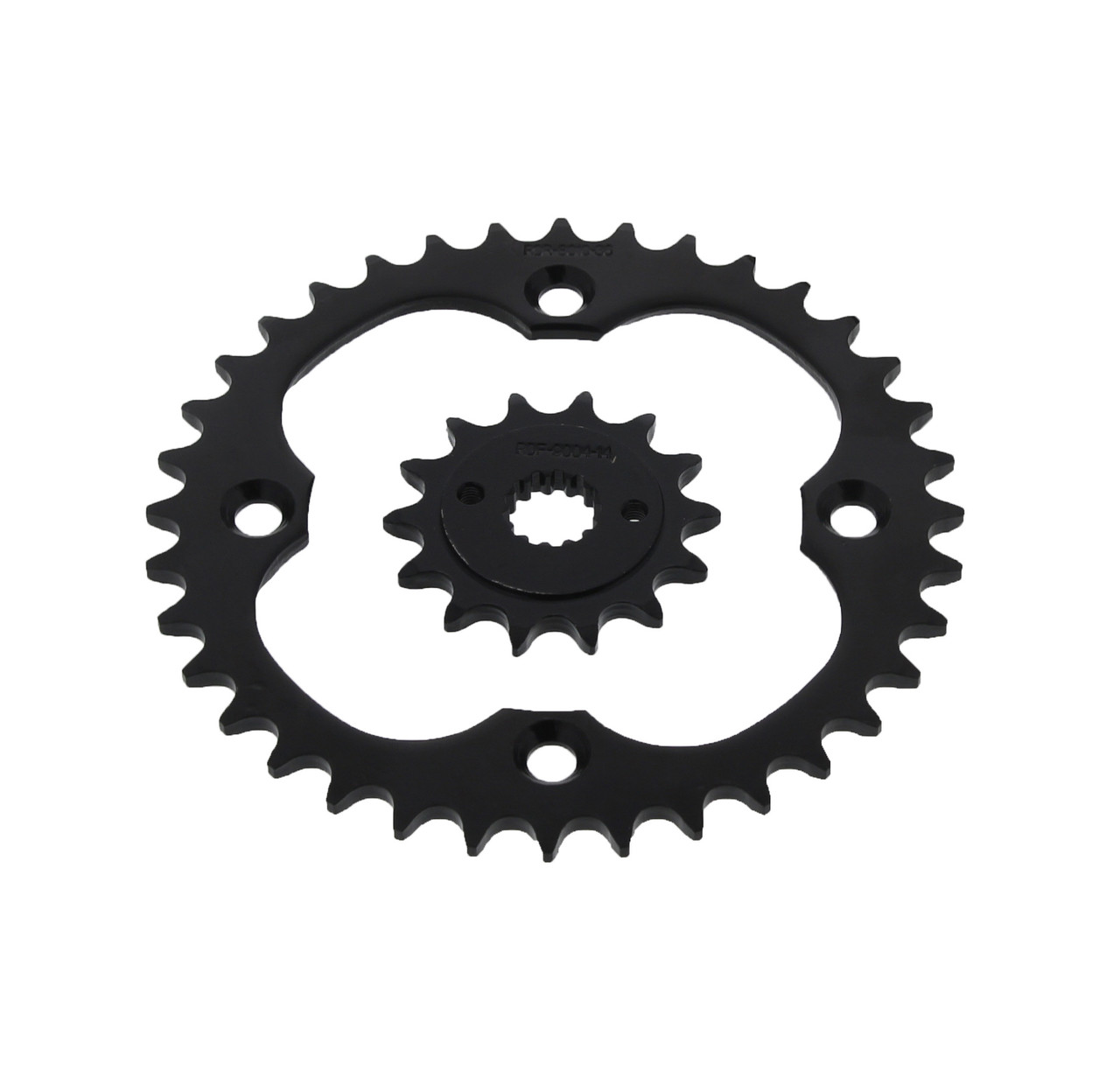 2011 - 2014 fits Suzuki LTZ400 400 14 Tooth Front & 36 Tooth Rear Black Sprocket