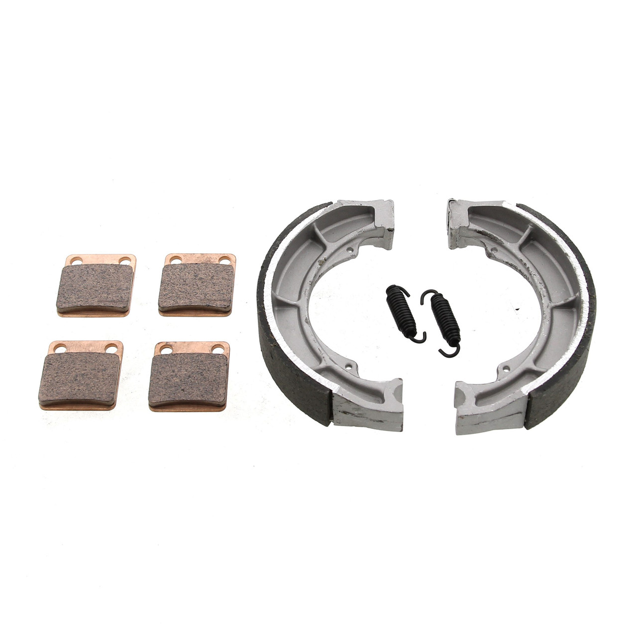 Brake Shoes and Brake Pads for Suzuki Eiger 400 LTA400FK 4X4 2003 Front and Rear