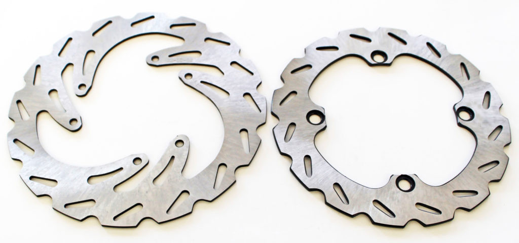 Brake Rotors for Honda CR250R CR250 1995 1996 Front & Rear RipTide Brake Discs