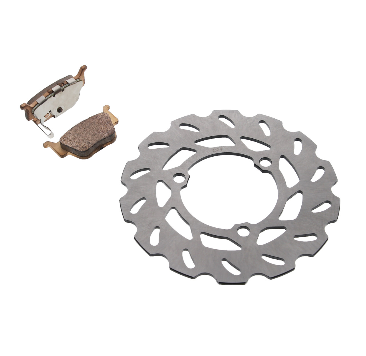 Brake Rotors & Brake Pads fit Honda TRX450R TRX 450R 2004 - 2005 Rear RipTide