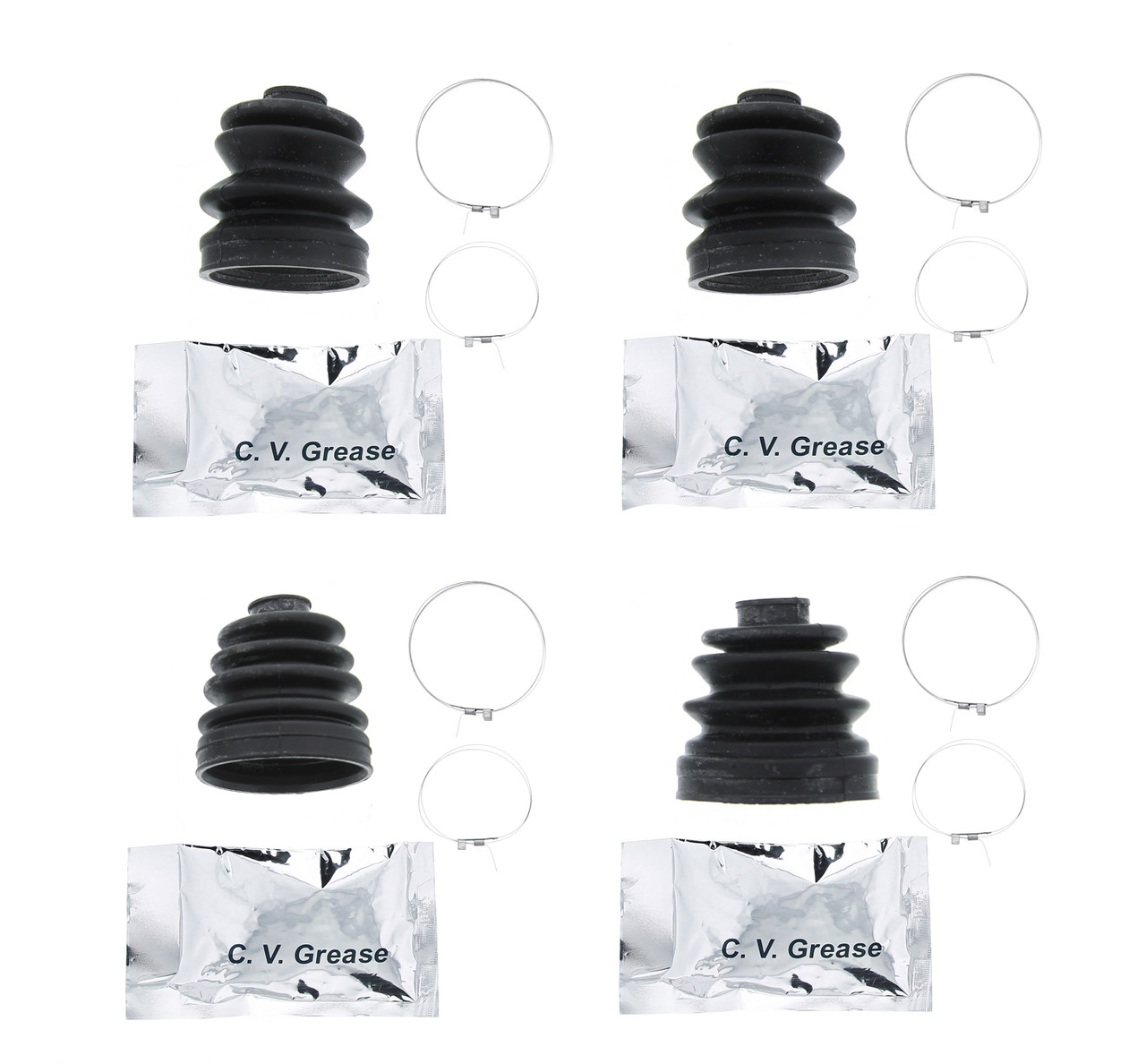 CV Boot Kit for Polaris Ranger 570 2017 2018 Front and Rear Inner and Outer