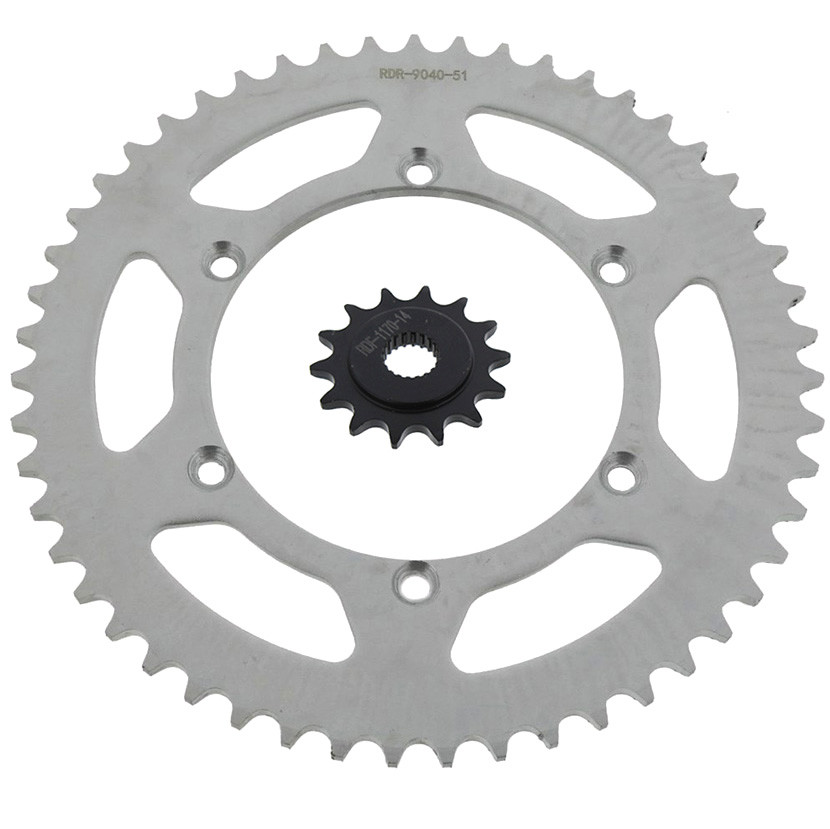 Sprockets for Kawasaki KX250 F 250 2006 - 2014 14 Tooth Front & 51 Tooth Rear