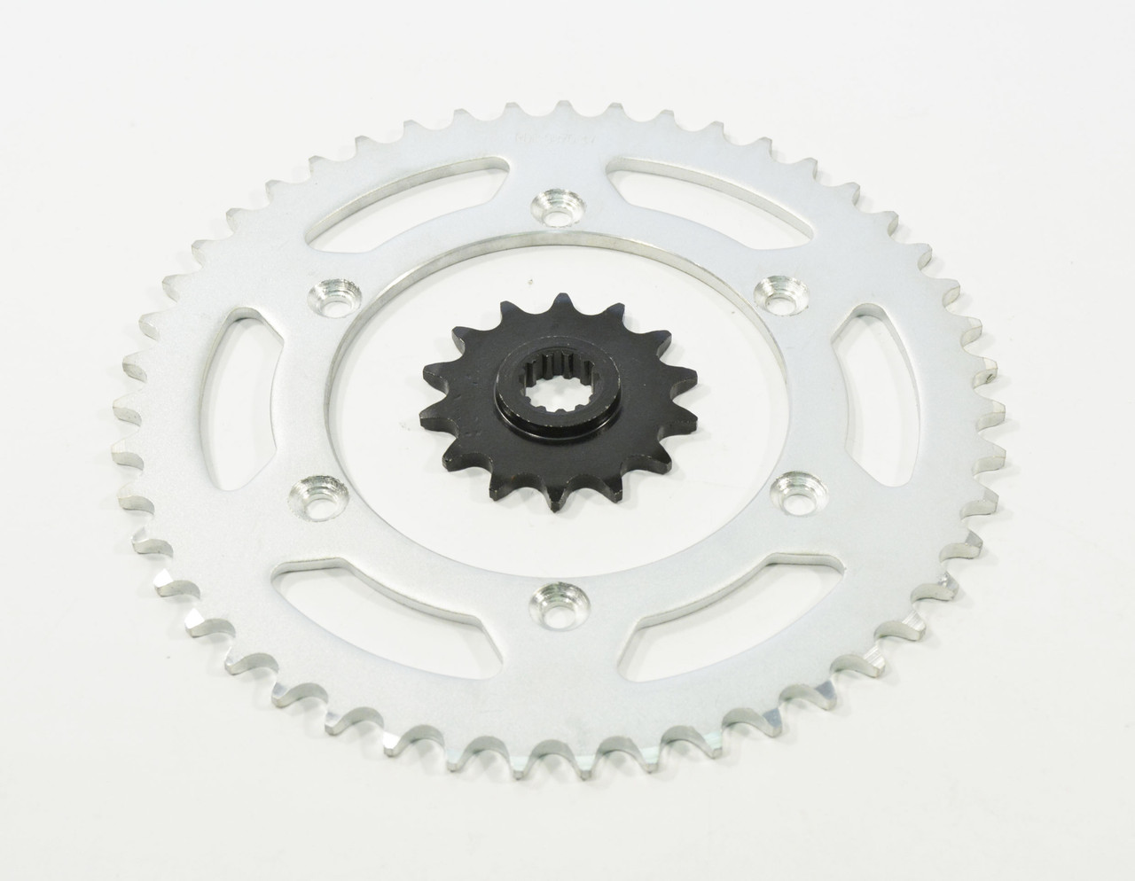 14 Tooth Front and 47 Tooth Rear Silver Sprocket fits Suzuki RM250 1990 - 2008