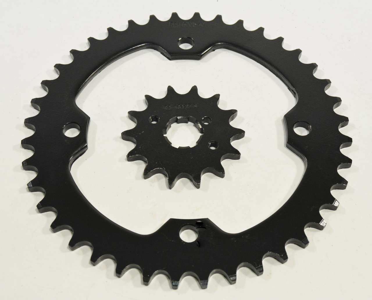 2004 - 2006 Yamaha Raptor YFM350 14 Tooth Front & 40 Tooth Rear Silver Sprocket