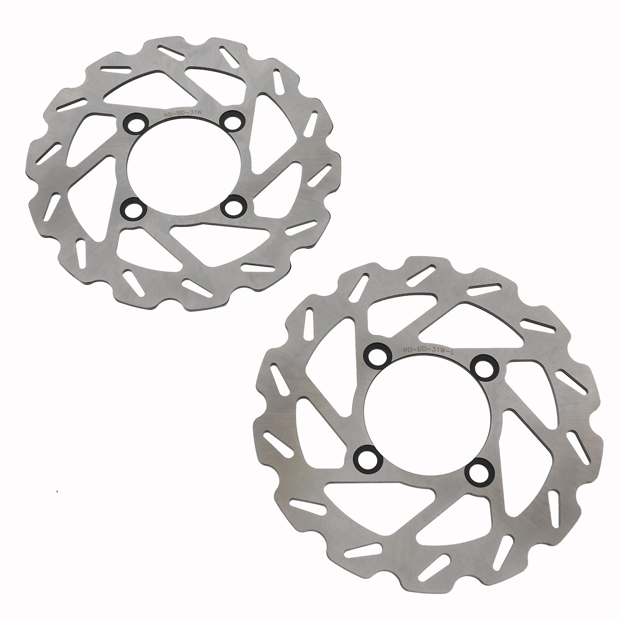 Brake Rotors for Yamaha Rhino 450 YXR450 2004-2009 Front RipTide Discs x2