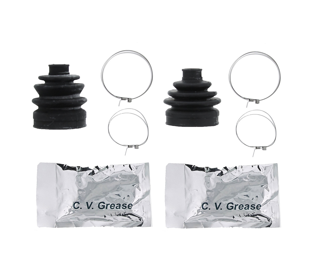 Front Inner & Outer CV Boot Kit 2007 2008 2009 2010 fit Suzuki King Quad 450 4x4