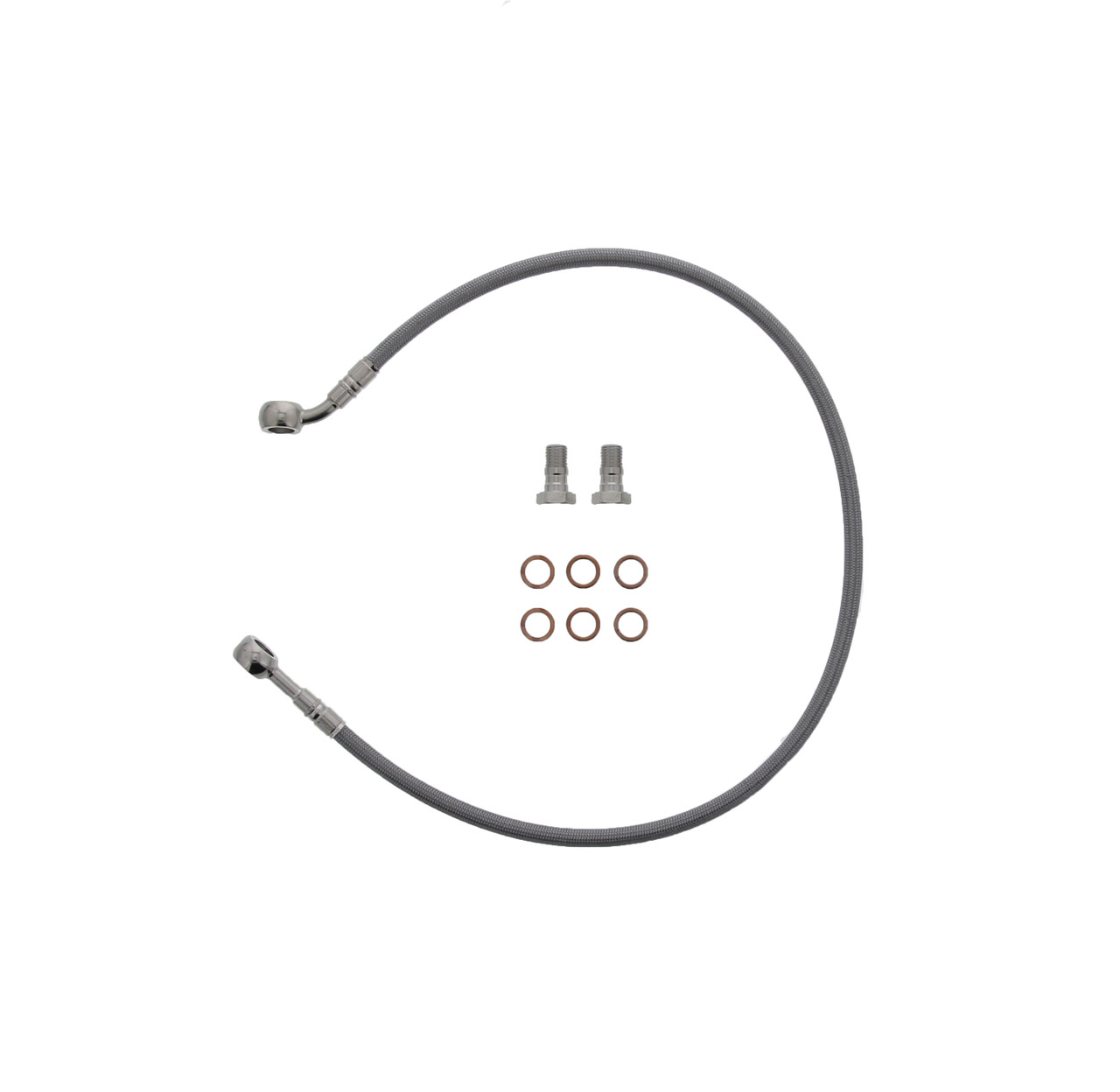 Stainless Brake Line fits Honda 700 XX TRX700XX 2007-2011 Rear 6"