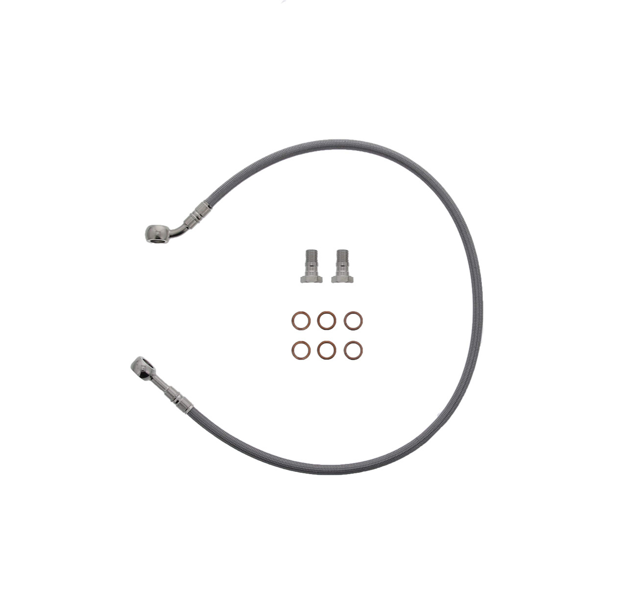 Stainless Brake Line fits Honda 700 XX TRX700XX 2007-2011 Rear 6"
