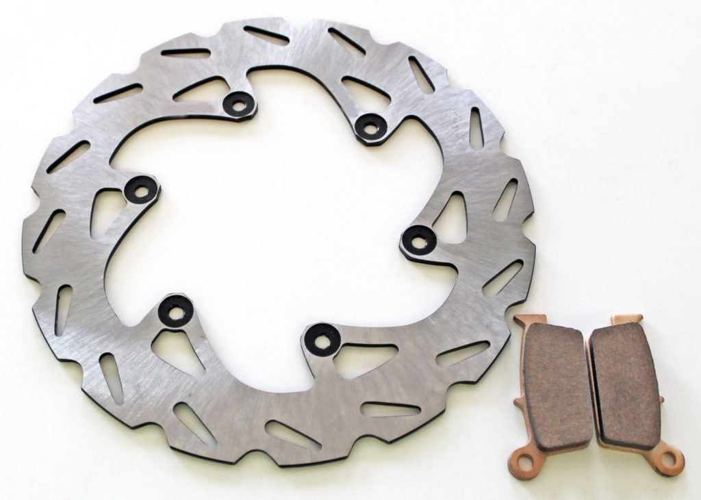 Brake Rotors and Brake Pads for Yamaha YZ426F 2000 2001 Rear Brakes RipTide Disc