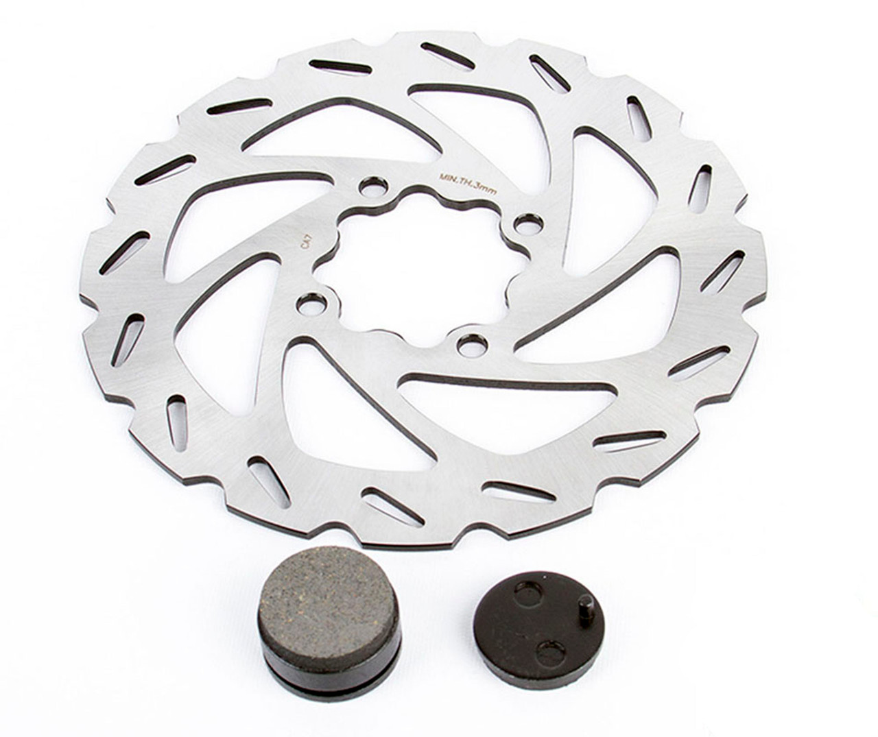 RipTide Rear Brake Rotor and Brake Pads 1988 - 2002 Yamaha 200 Blaster YFS200
