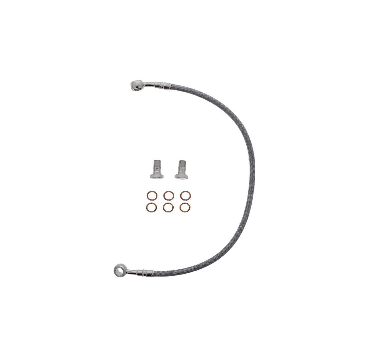 Stainless Brake Line fits Yamaha Raptor 700 YFM700 2009 - 2012 Rear