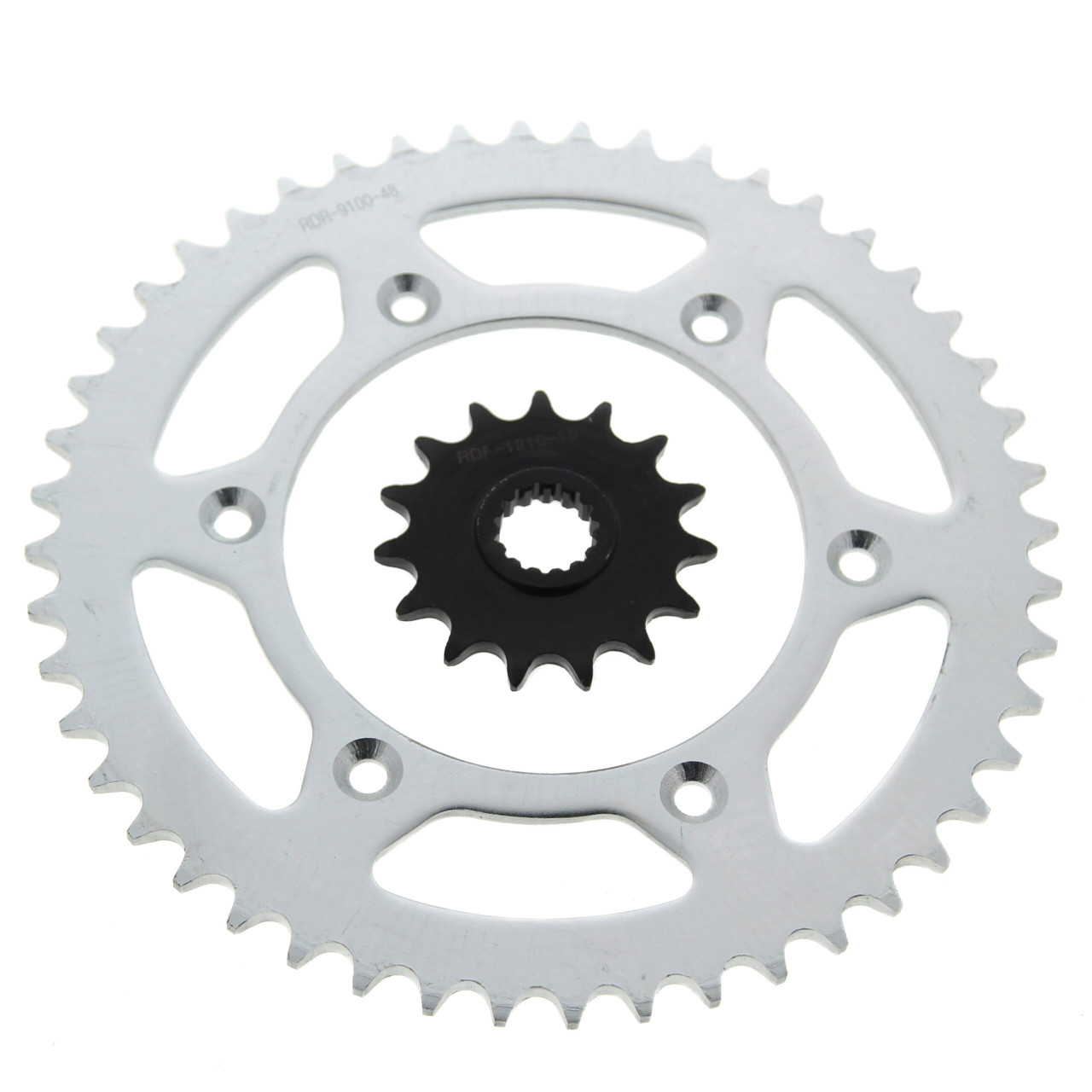 Sprockets for KTM 525 EXC 2007 Front 15 Tooth and Rear 48 Tooth Sprocket