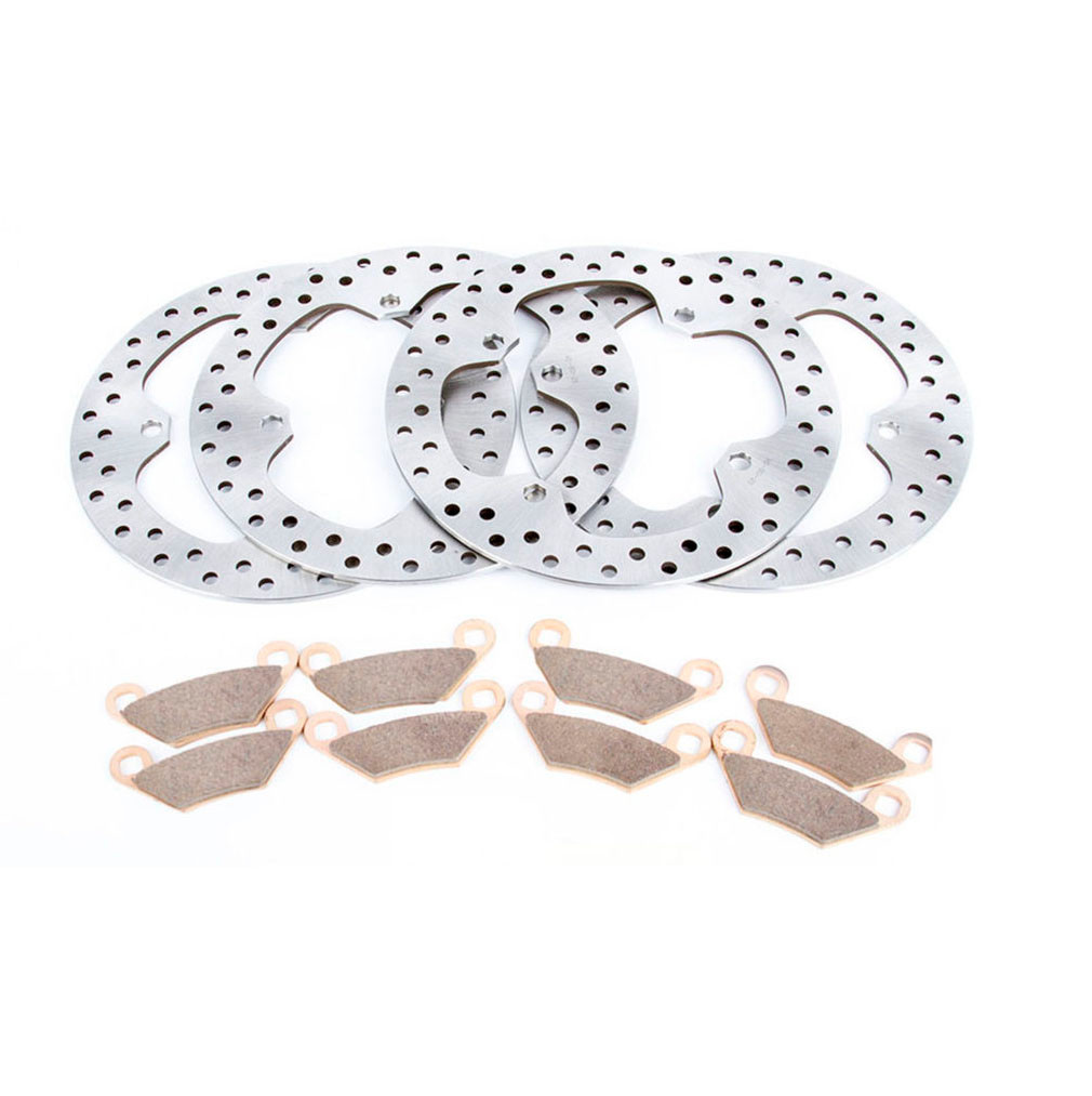 Brake Rotors & Brake Pads fit Polaris Sportsman XP 1000 2015 - 2026 Front & Rear