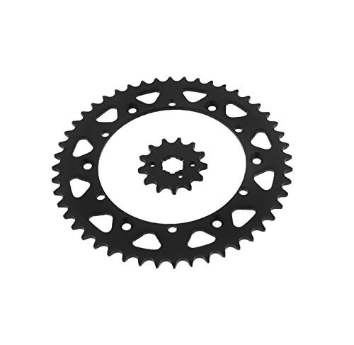 Sprockets fit Yamaha WR250 1991 - 1996 13 Tooth Front and 48 Tooth Rear Black