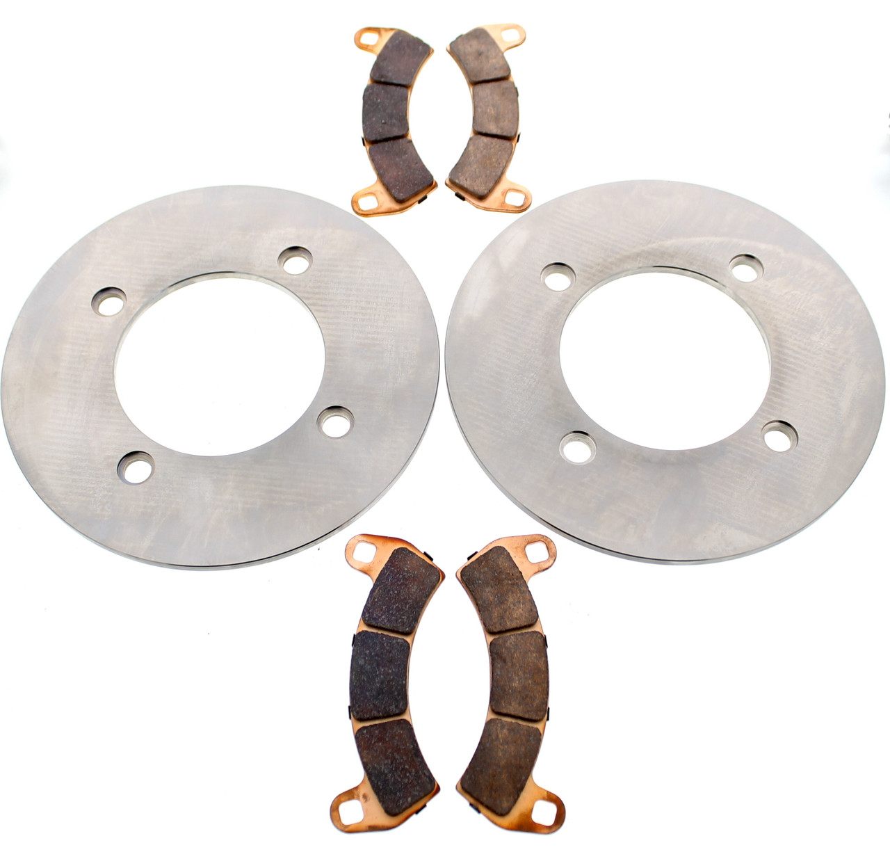 Brake Rotors & Pads fit Polaris General XP 4 1000 Ultimate 2023-26 Front MudRat