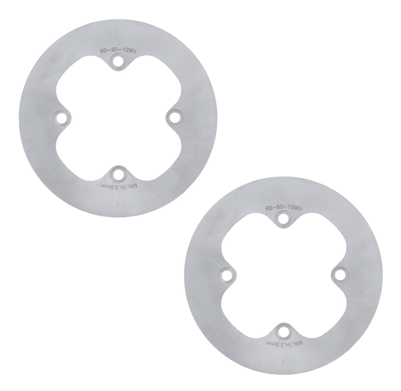 Brake Rotors for Yamaha 700 Grizzly YFM700 2007 - 2026 Rear MudRat Brake Discs