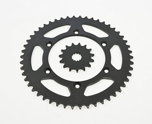 1999 - 2001 Yamaha WR400F WR400 F 15 Tooth Front & 50 Tooth Rear Black Sprocket