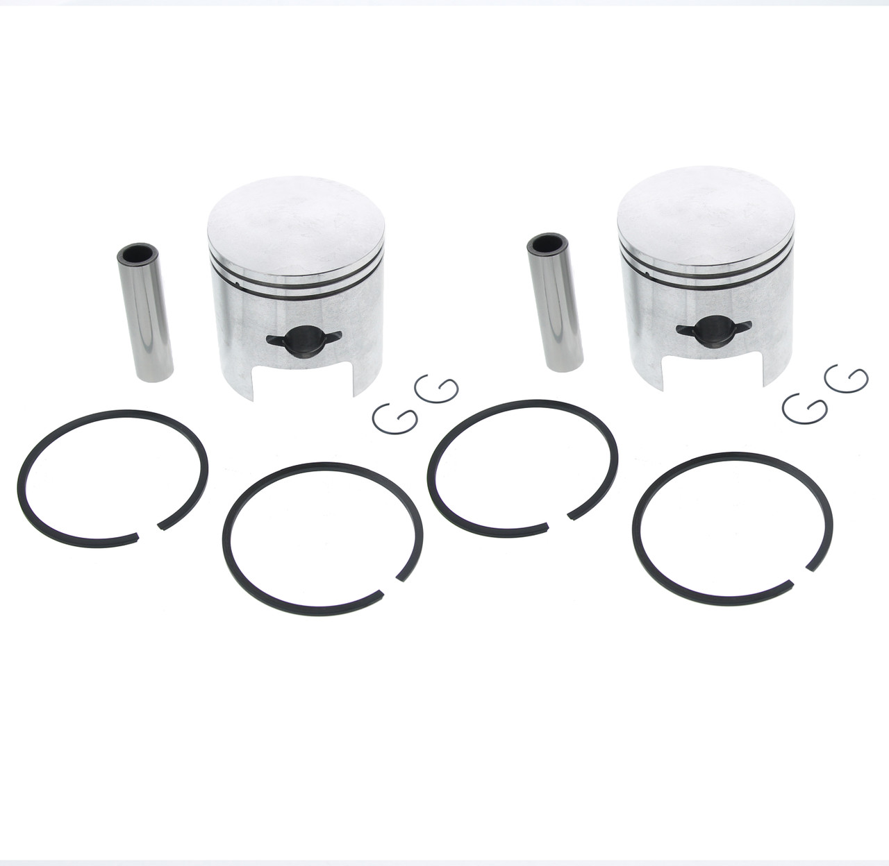 Piston Kit fits Arctic Cat Cheetah 440 1972 - 1975 Snowmobile by Race-Driven x2