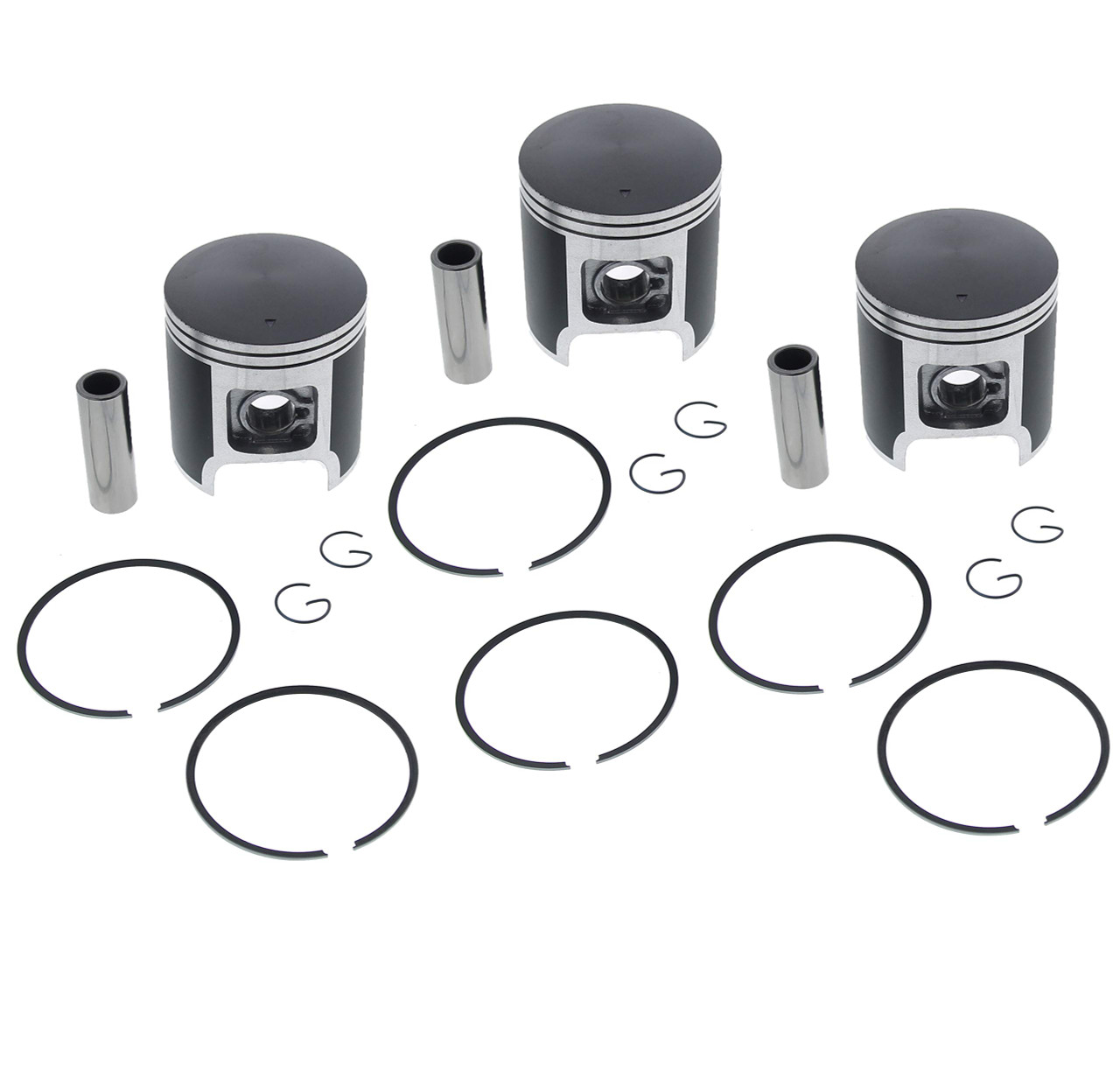 Piston Kit for Polaris XLT SKS 600 1995 - 1999 Teflon Coated x3 by Race-Driven