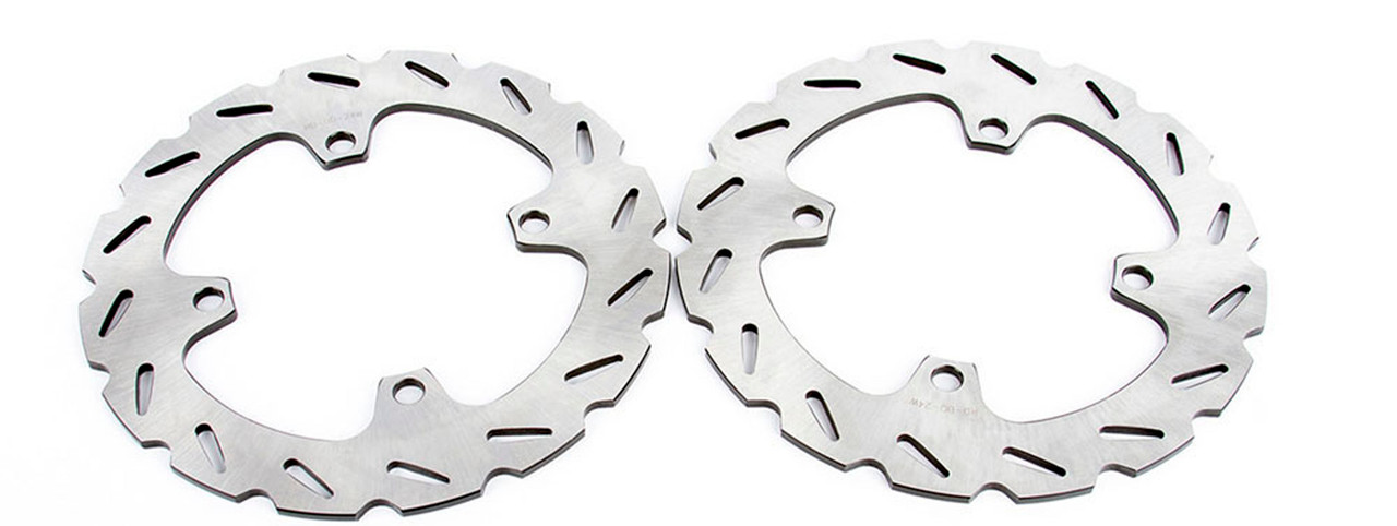 Rear RipTide Brake Rotors & Pads fit 2020-2026 Polaris Ranger XP 1000 NorthStar
