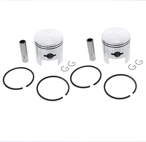 Piston Kit for Arctic Cat Panther 440 VIP 1972 1973 Snowmobile by Race-Driven x2