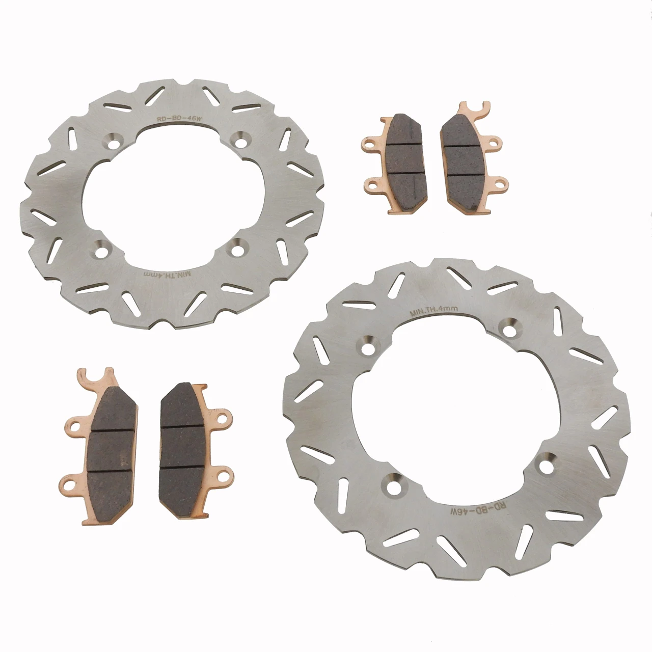 2015 Can-Am Maverick XDS 1000R 4x4 Front RipTide Brake Rotors & Brake Pads