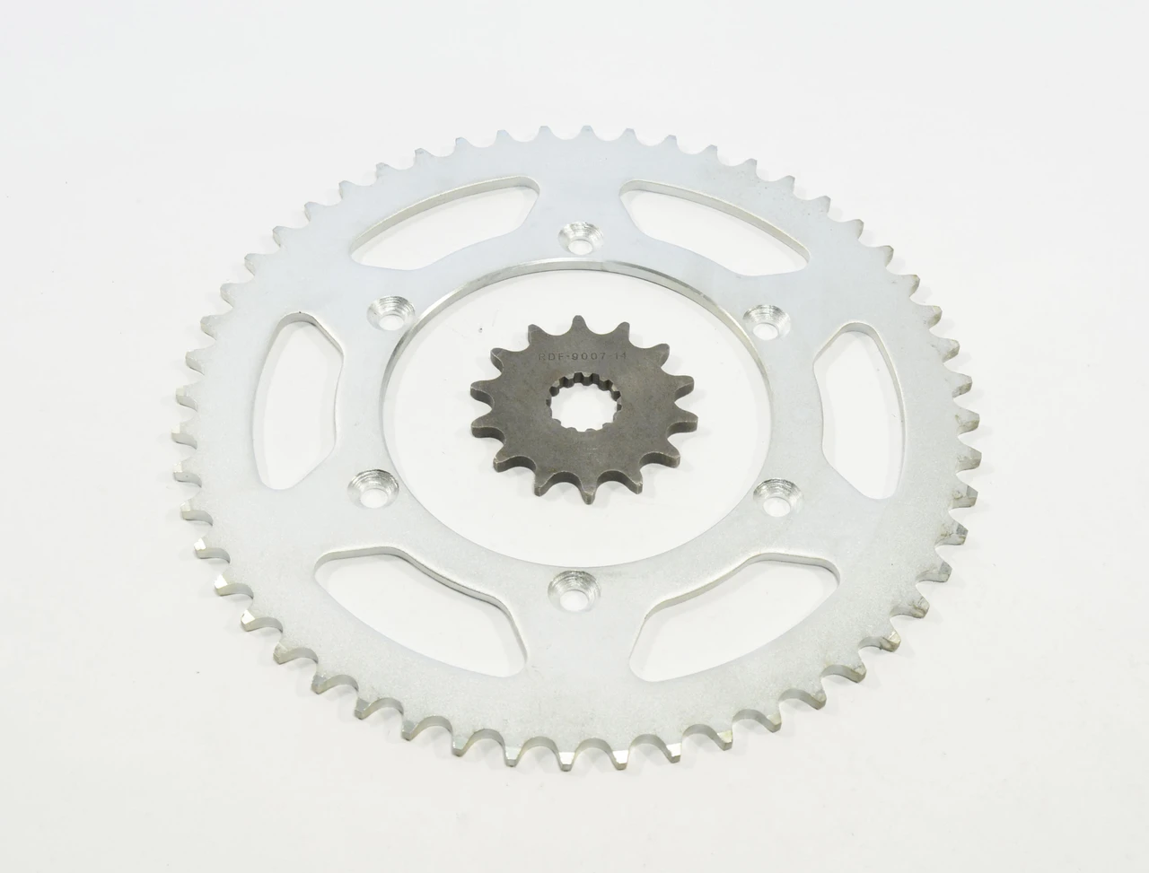 2003-2014 Yamaha WR450 F WR 450 F 14 Tooth Front & 52 Tooth Rear Silver Sprocket
