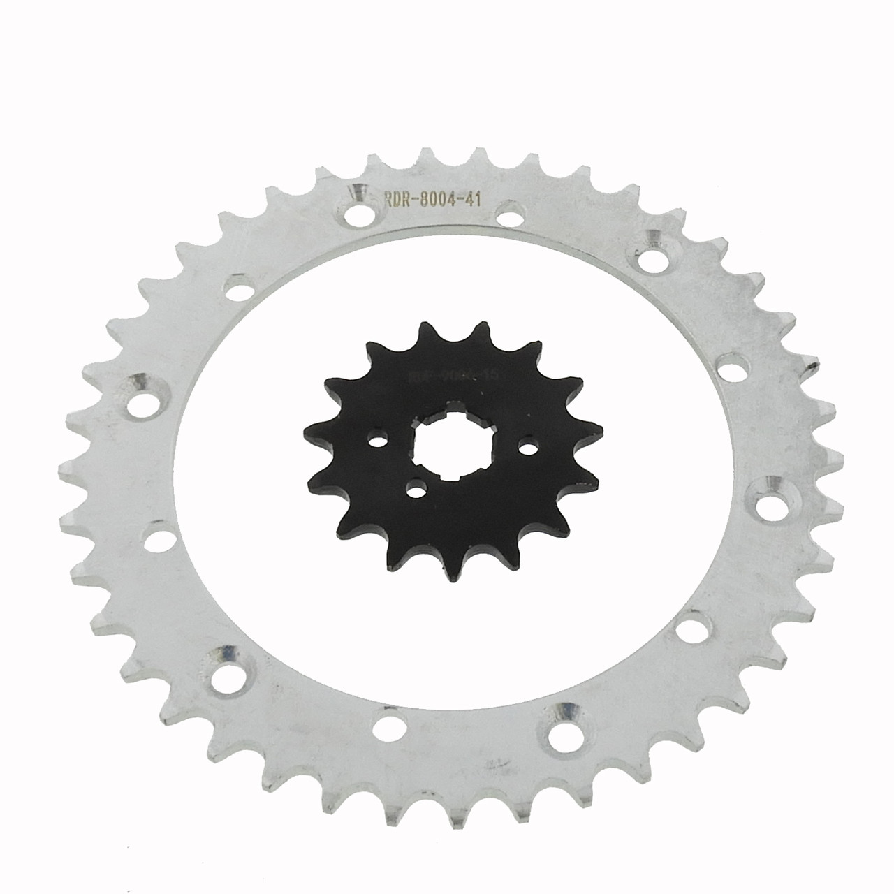 15 Tooth Front & 41 Tooth Rear Sprockets fits 1989 - 2004 Yamaha YFM350 Warrior