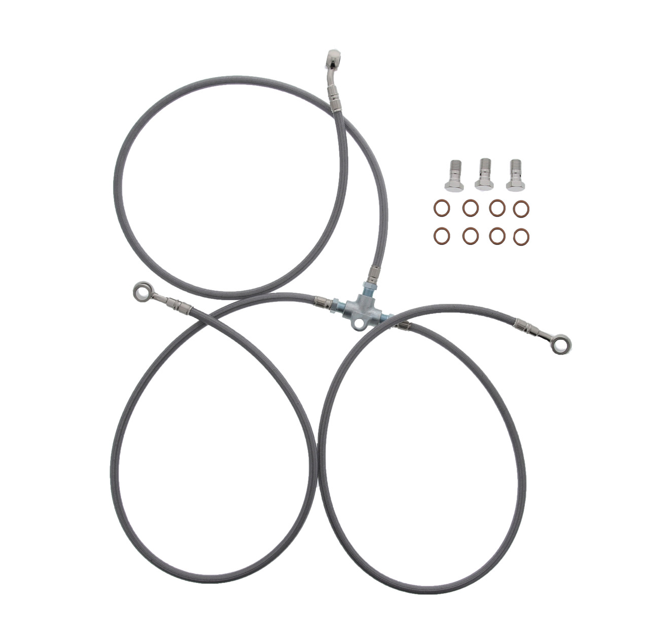Stainless Brake Line fits Honda 700 XX TRX700XX 2007 - 2011 Front 2"
