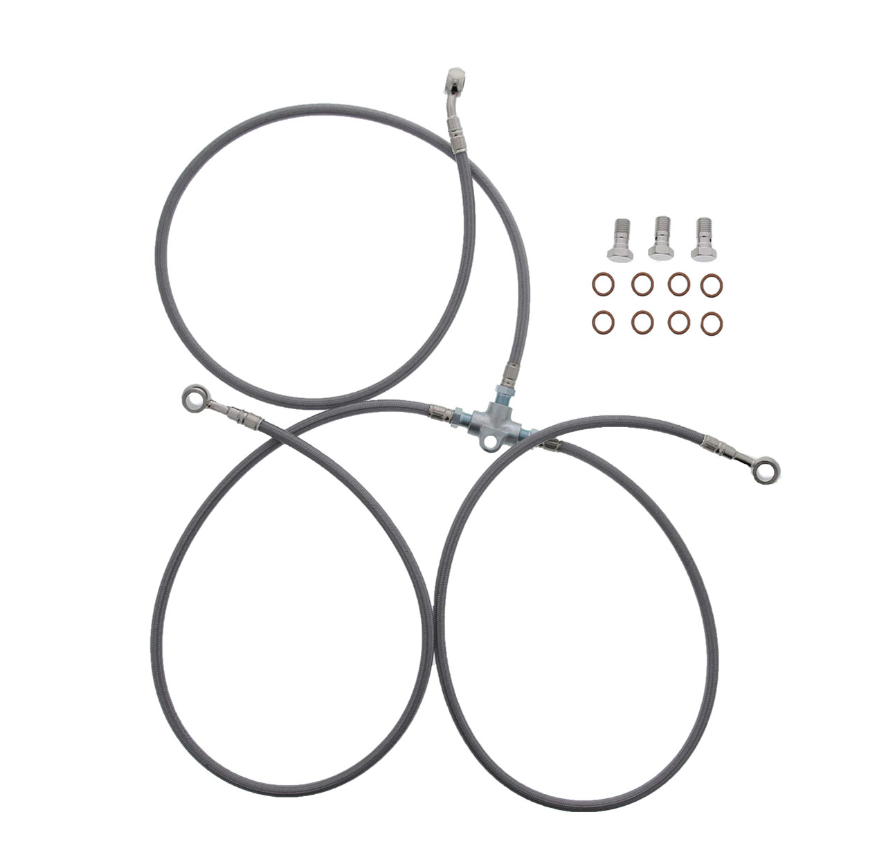 Stainless Brake Line fits Honda 700 XX TRX700XX 2007 - 2011 Front 2"