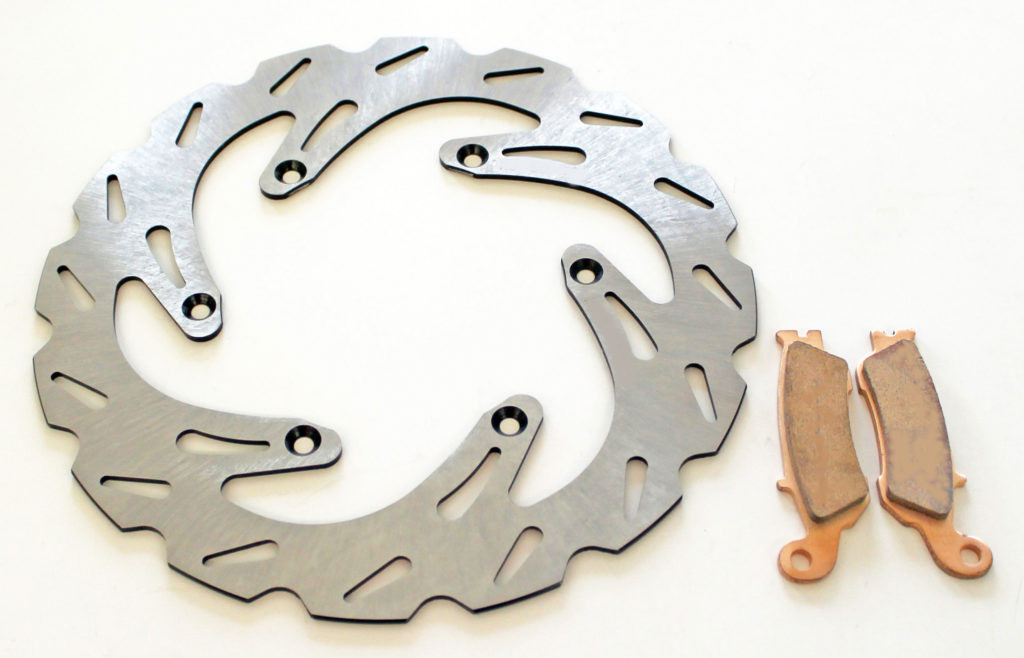 Brake Rotor & Brake Pads Yamaha YZ250F 07-13 Front RipTide Discs by Race-Driven