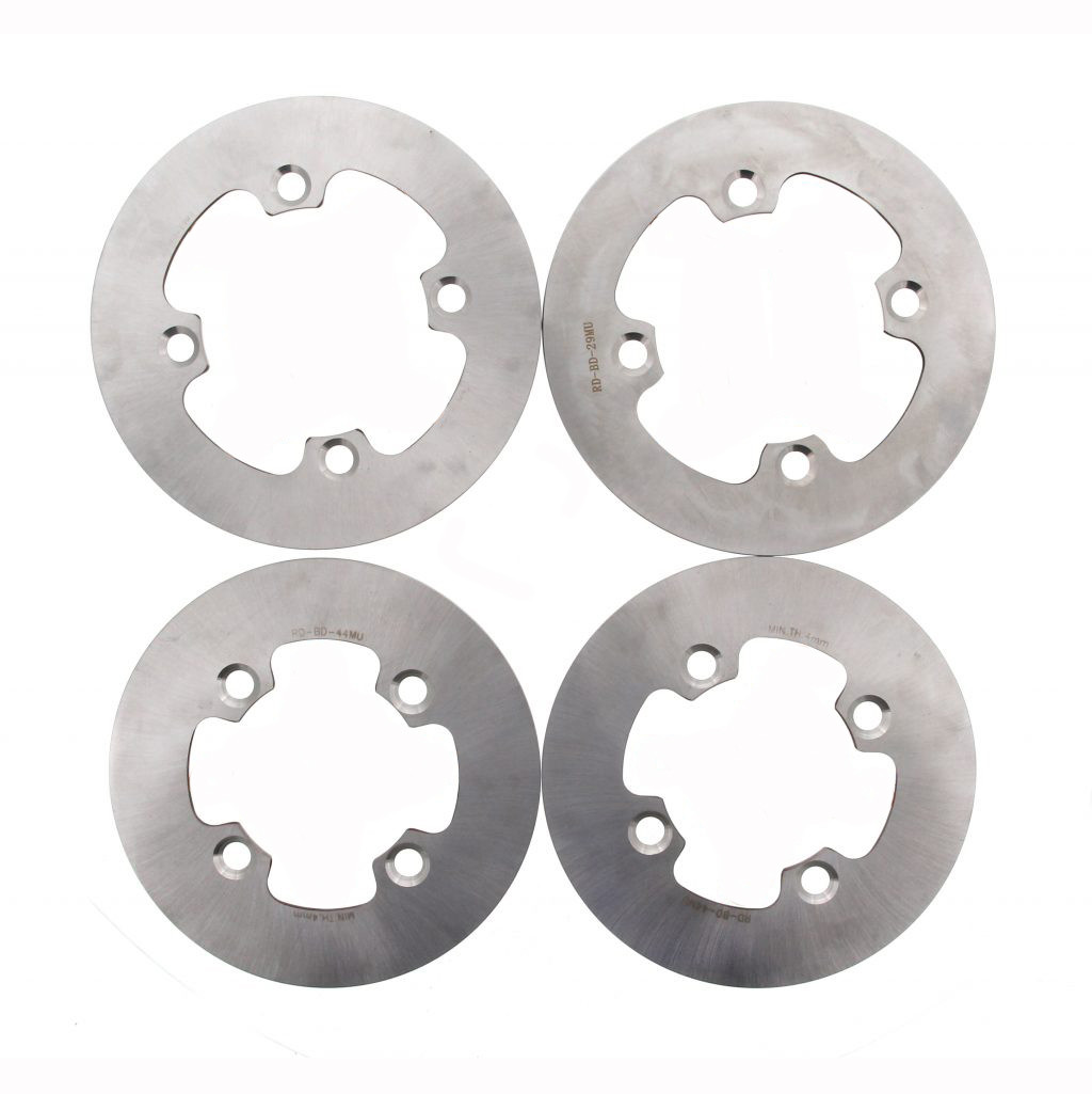 2011 2012 2013 Polaris RZR XP 900 Razor Front & Rear MudRat Brake Rotors Discs