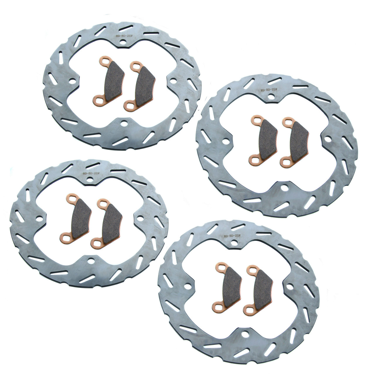 Brake Rotors & Pads Polaris Sportsman XP 1000 Ultimate Trail 22-23 Front & Rear