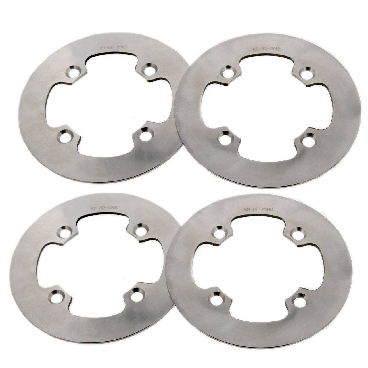 Brake Rotors & Pads fit Polaris Scrambler XP 1000 S 2020-26 Front & Rear MudRat