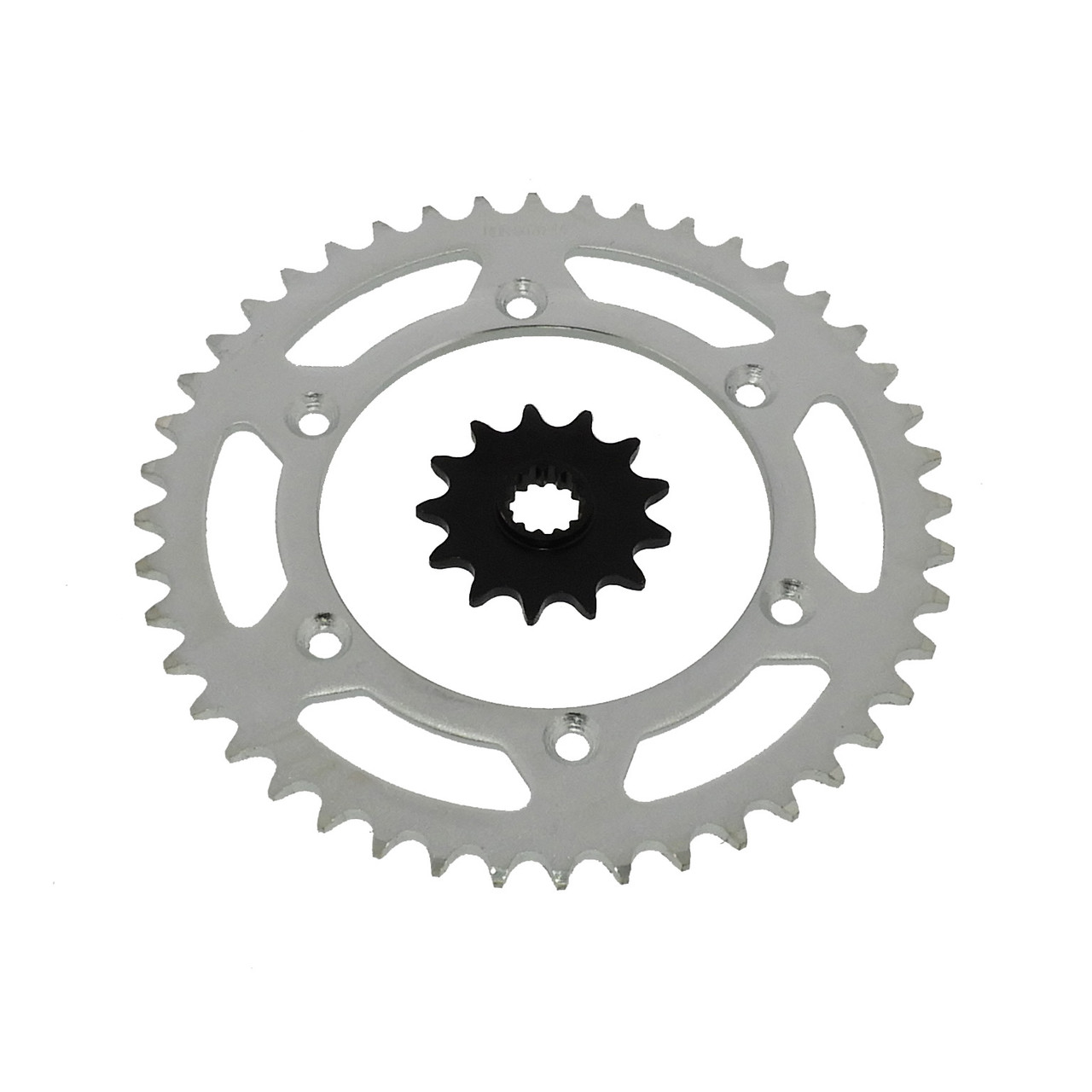 13 Tooth Front and 44 Tooth Rear Silver Sprocket fits Suzuki RM250 1990 - 2008