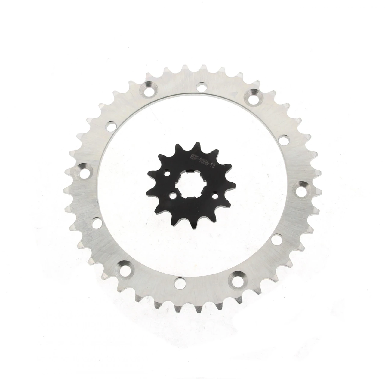 89-2006 Yamaha YFZ350 350 Banshee 13 Tooth Front & 40 Tooth Rear Silver Sprocket