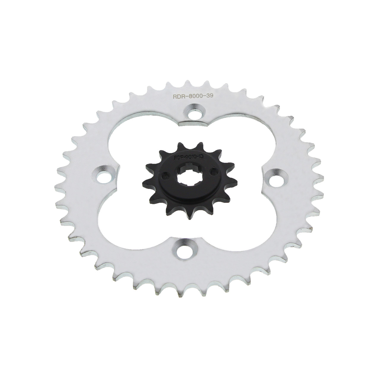 1986 1987 Honda TRX250R 250R 13 Tooth Front And 39 Tooth Rear Silver Sprocket