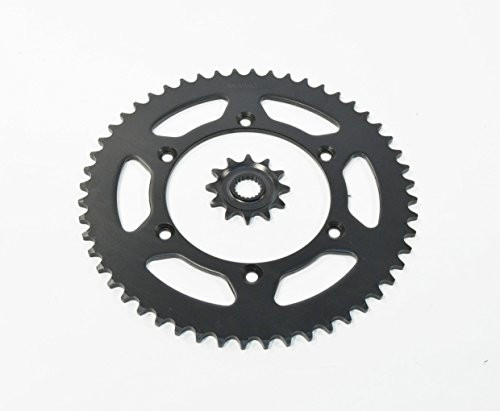 Sprockets fit Yamaha WR250F 2001 - 2013 12 Tooth Front & 52 Tooth Rear Black