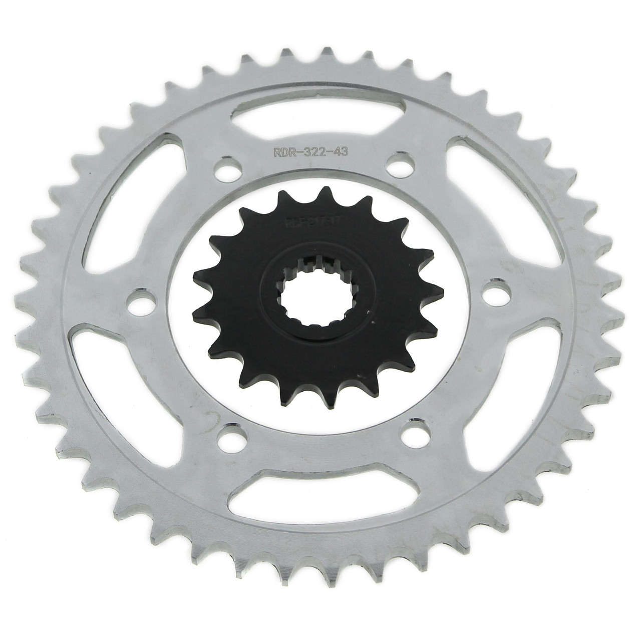2006 Yamaha YZF-R1 SP YZF R1 Front And Rear Sprocket 17/43