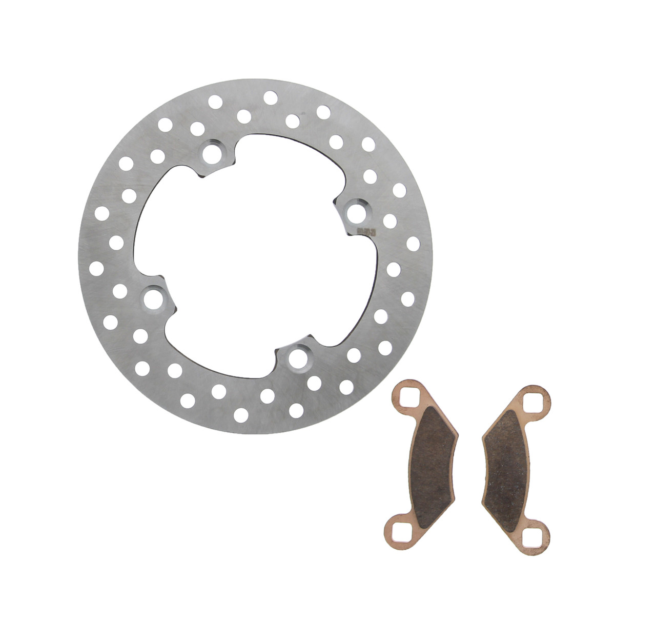 Brake Rotor & Brake Pads for Polaris Sportsman 300 4x4 2008 - 2010 Rear