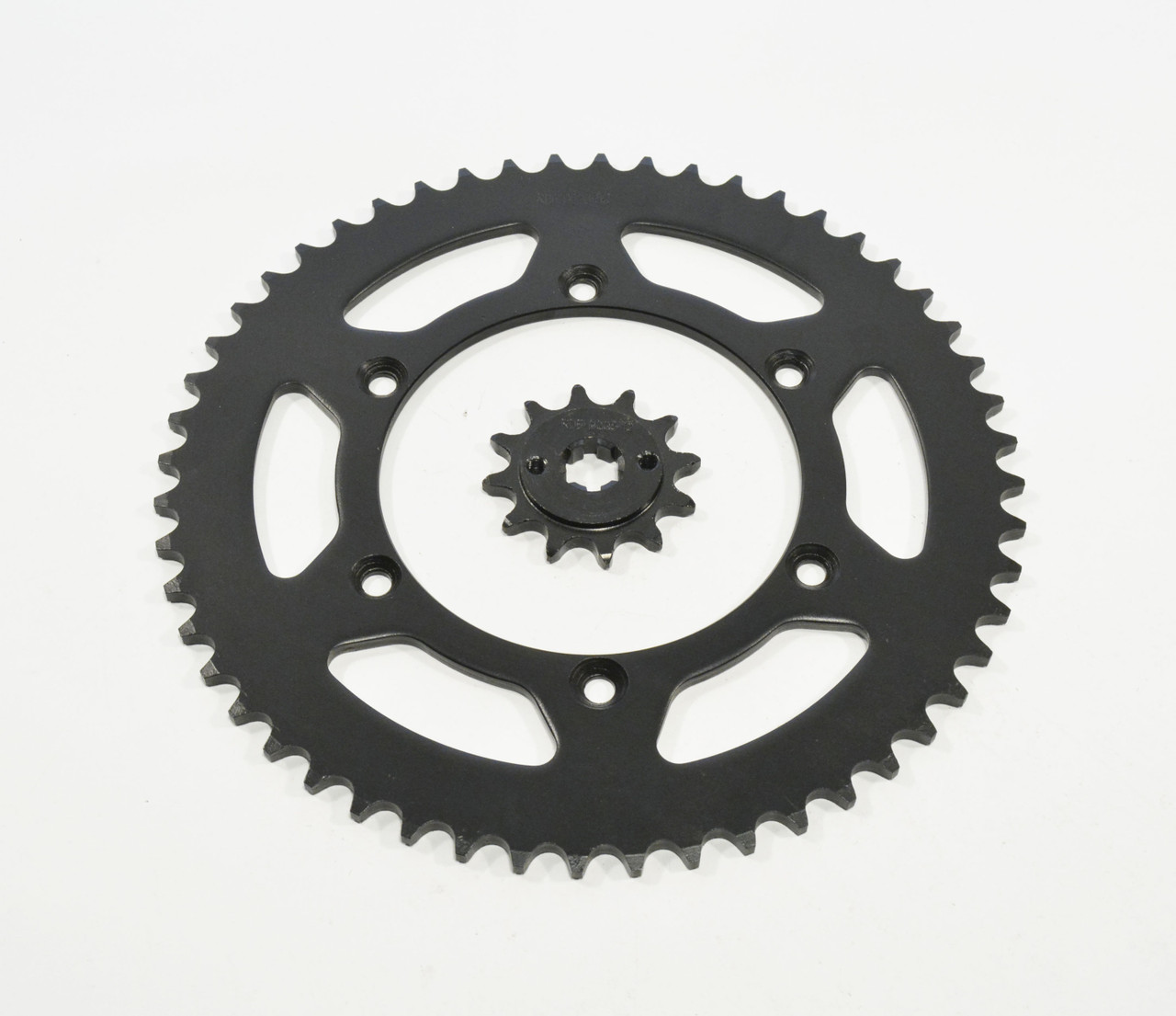 2005-2014 Yamaha TT-R230 230 12 Tooth Front and 52 Tooth Rear Black Sprocket