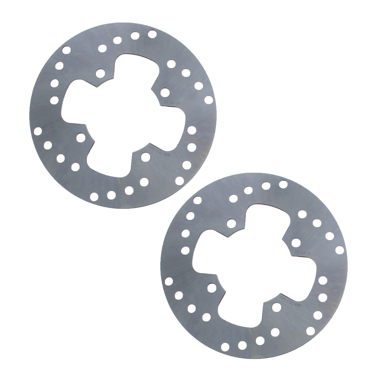 Front and Rear Brake Rotors and Brake Pads fits 2001 Polaris Xpedition 325 4X4