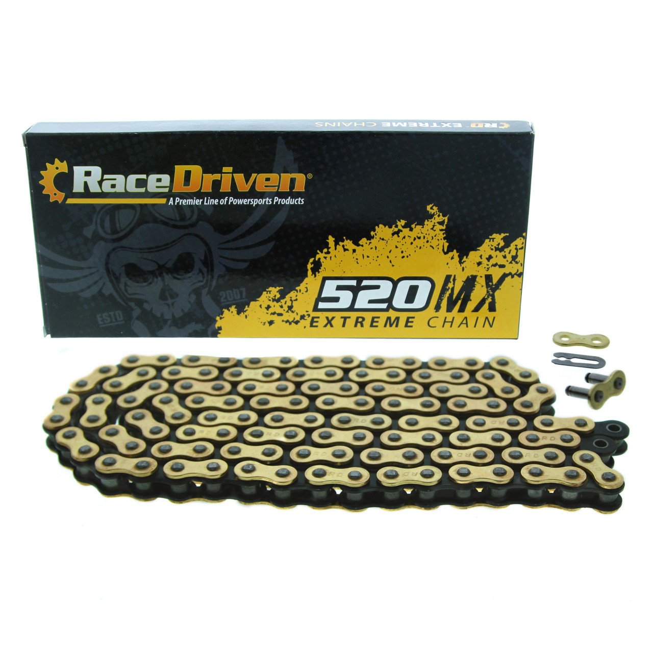 Extreme MX Gold Chain fits Honda CRF250 X 2010 - 2014 520-120L by Race-Driven