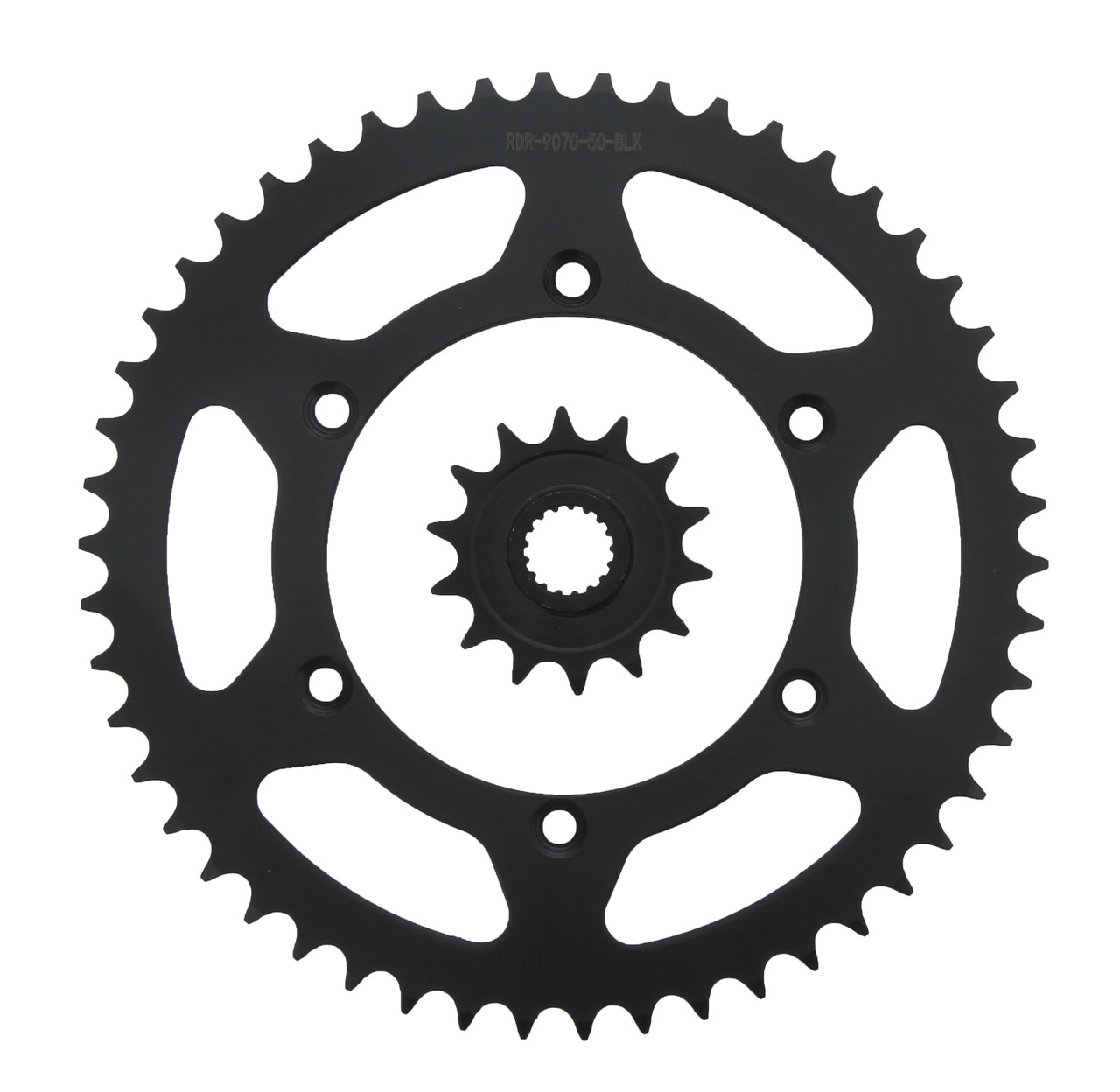 14T Front Sprocket and 50T Rear Black Sprocket fits Suzuki RM-Z450 2005 - 2018