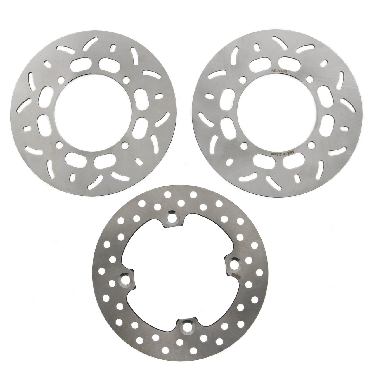 Brake Rotor for Polaris Hawkeye 300 4x4 2006 2007 Front and Rear by Race-Driven