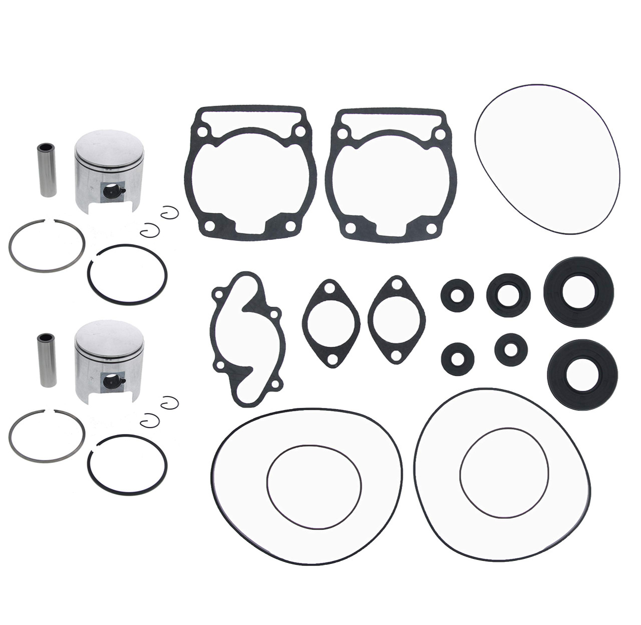 1980 - 1983 Ski-Doo Everest 464E LC Piston and Gasket Kit Snowmobile