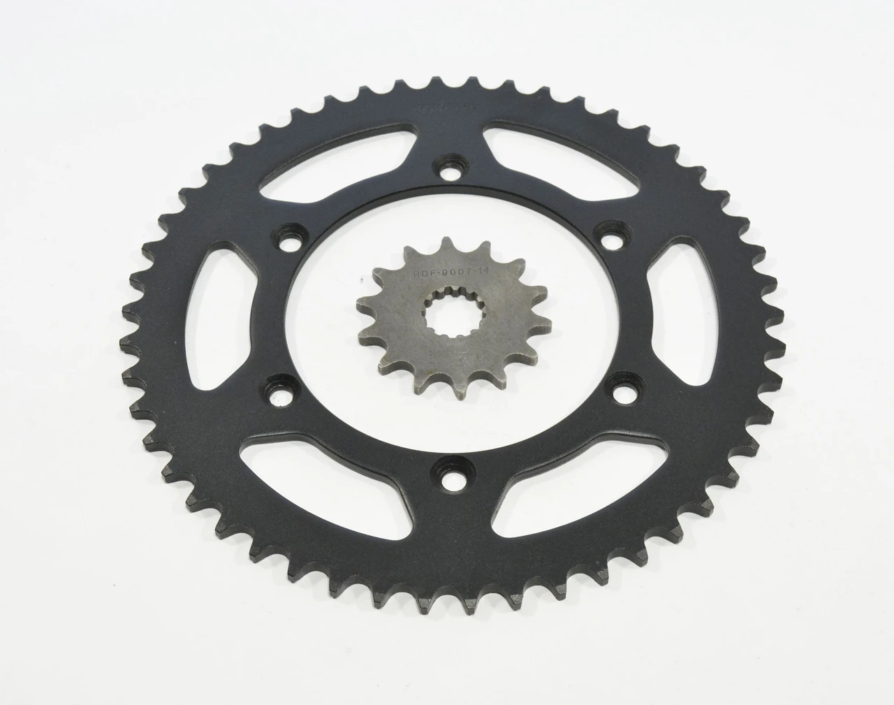 2003-2014 Yamaha WR450 F WR 450 F 14 Tooth Front & 50 Tooth Rear Black Sprocket