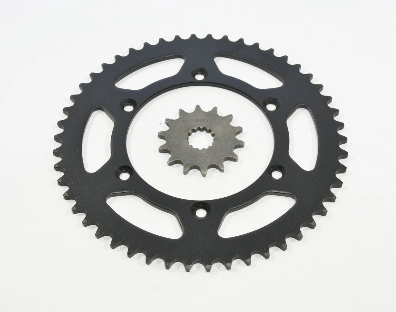 2003-2014 Yamaha WR450 F WR 450 F 14 Tooth Front & 50 Tooth Rear Black Sprocket